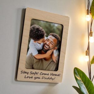 Cute Custom Picture Frame For Home Decor, Family Picture Frame With Engraved Custom Text, Engraved Photo Frame, Picture Stand, Couple Gift