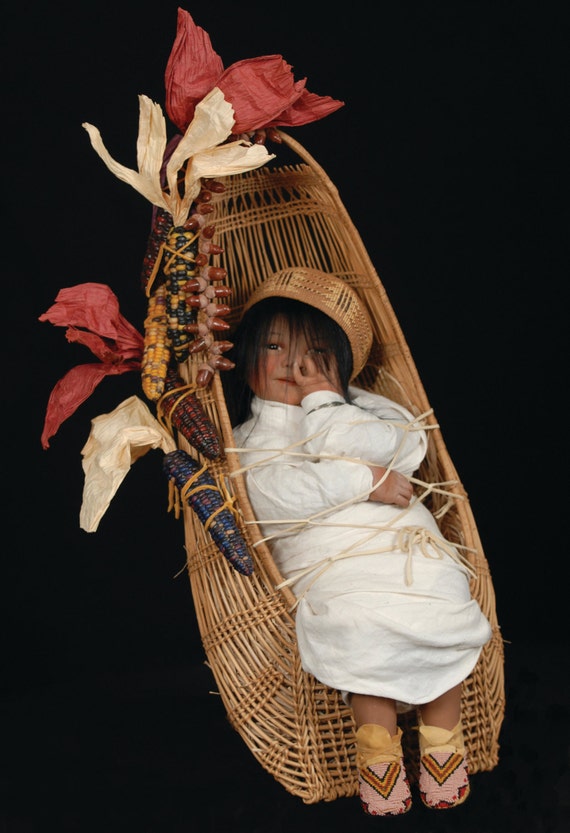 HUPA/YUROK Native American Original Cradle Board baby Etsy
