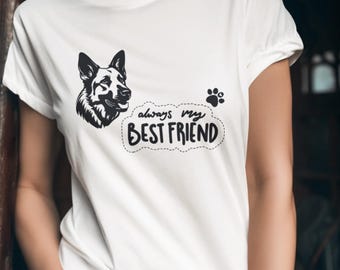 Camiseta "El mejor amigo del perro"