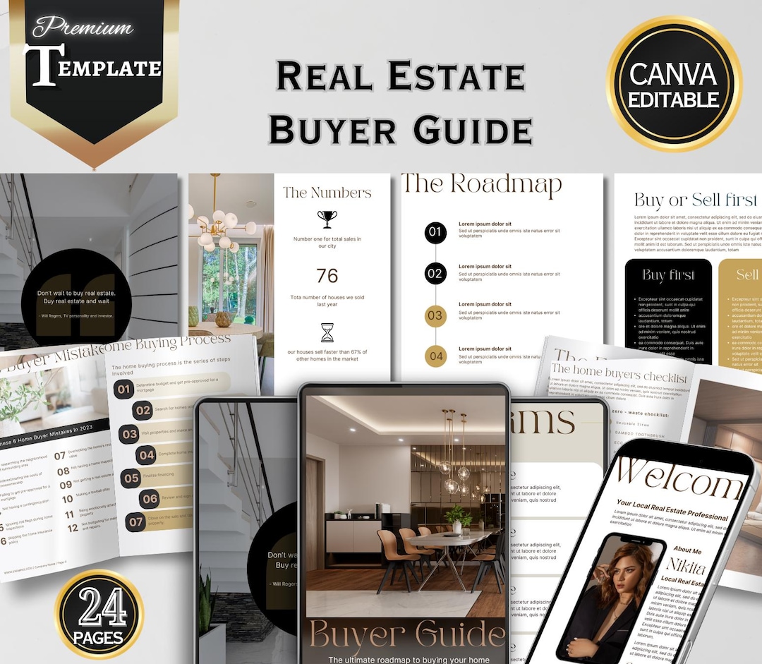 Real Estate Buyer Guide, Property Investment Guide, Homebuyers Handbook, Realtors Guide, Real ...