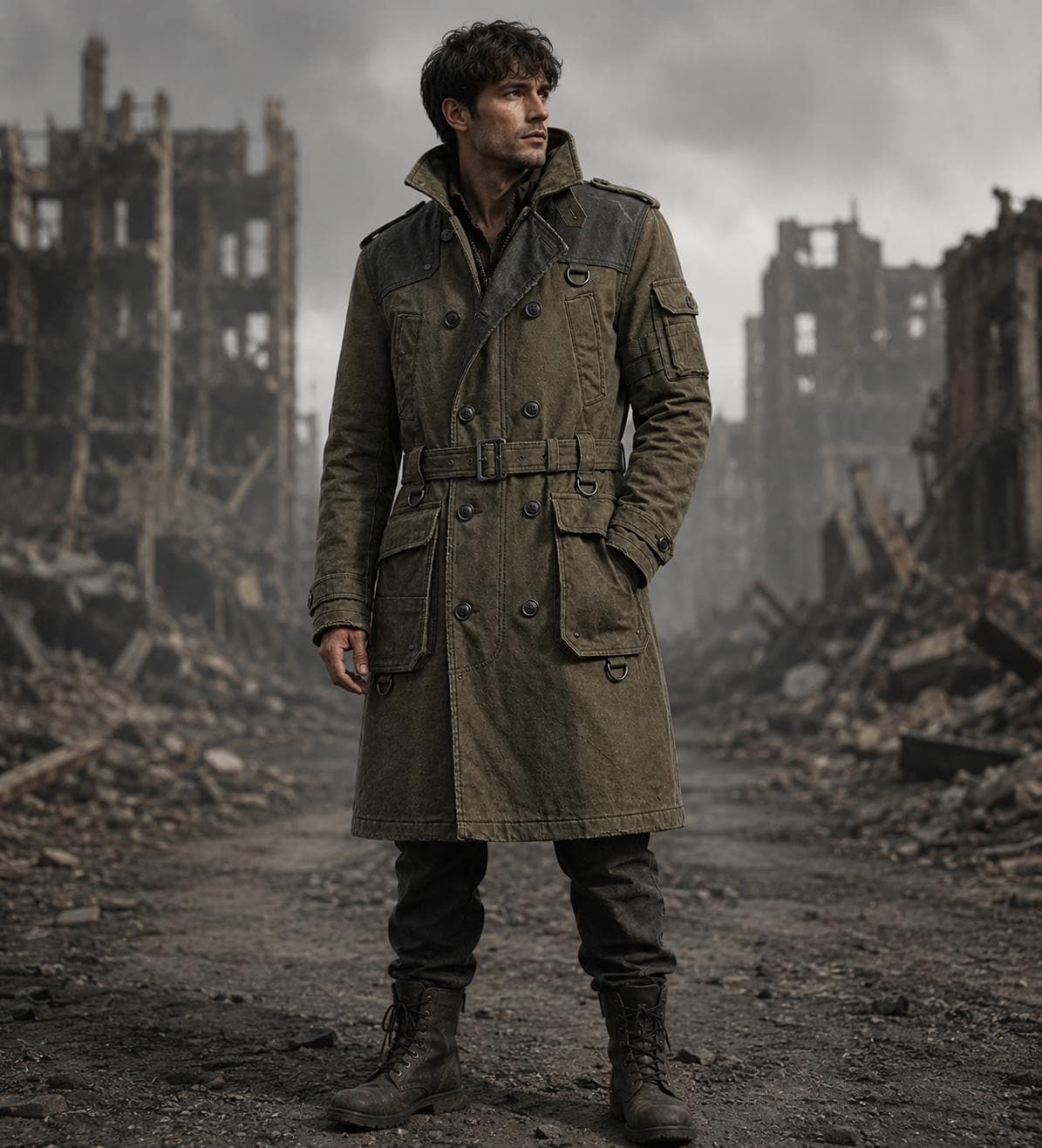 Techwear Trench Coat - Etsy