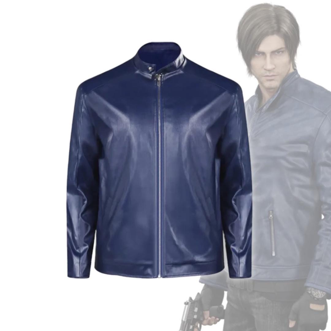 Leon Kennedy Resident Evil Genuine Leather Jacket – Unisex Cosplay