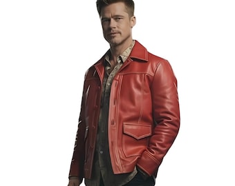 限定版タイラー・ダーデンジャケット - ブラッド・ピット・ファイト