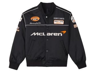 Handmade McLaren Bomber Jacket: Unisex Motorsport Biker Style