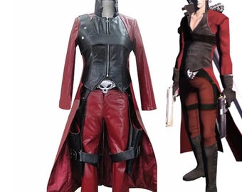 DMC 2 ダンテ レザー トレンチコート | デビルメイクライ2 コスプレ衣装 | メンズ - レディース