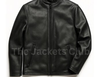Mission Impossible 8 Leather Jacket: Handmade Black Biker Style - Etsy