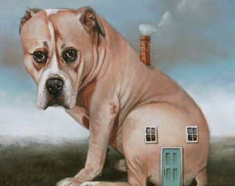 Doghouse print- 3 sizes available