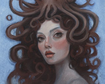 Medusa of the Deep -High Quality Giclee Print