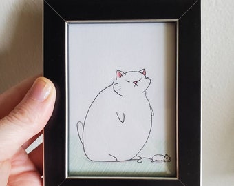 Framed mini drawings! Multiple styles available.