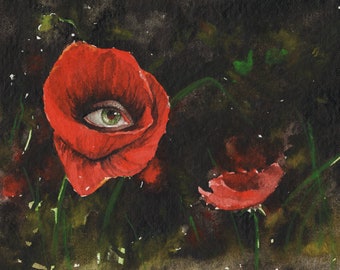 Garden of Sight (Poppies) print- 3 sizes available