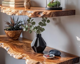 Floating Wall Shelf with Hidden Supports – Sleek, Modern Design for Living Room or Office, Perfect for Displaying Decor and Maximizing Space