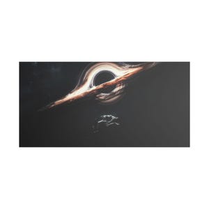 Lienzo de astronauta para pared, decoración espacial, decoración moderna del hogar, póster de astronauta galáctico, idea de regalo (60 x 30 cm)