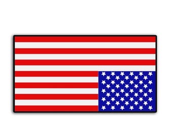 Upside Down American Flag (Reversible) Magnet, Vinyl Decal, or Sticker Pack | Protest Symbol Sticker | Political Activism Decal