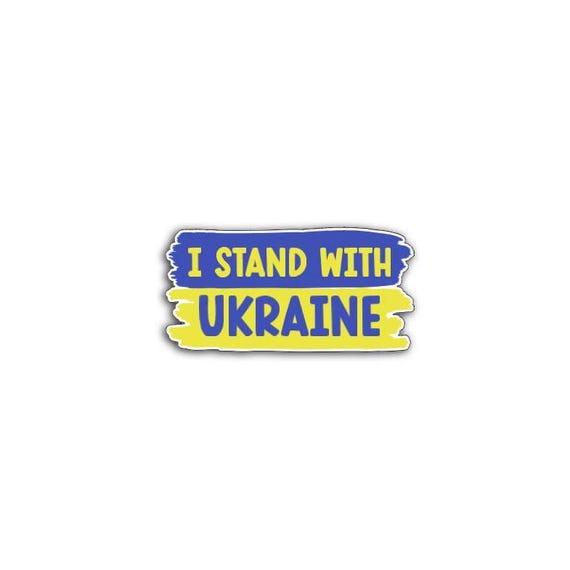 Ukrainian Tryzub Slava Ukraini Magnetic Decal - Ukrainian-889029