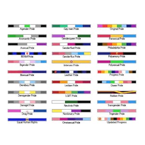 Pride Flag Bar Magnet or Vinyl Decals: LGBTQ+ Equality & Inclusivity Stickers