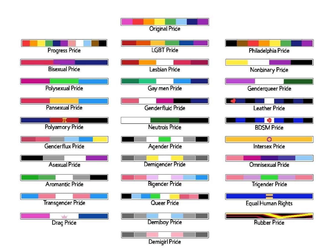 Pride Flag Bar Magnet or Vinyl Decals: LGBTQ+ Equality