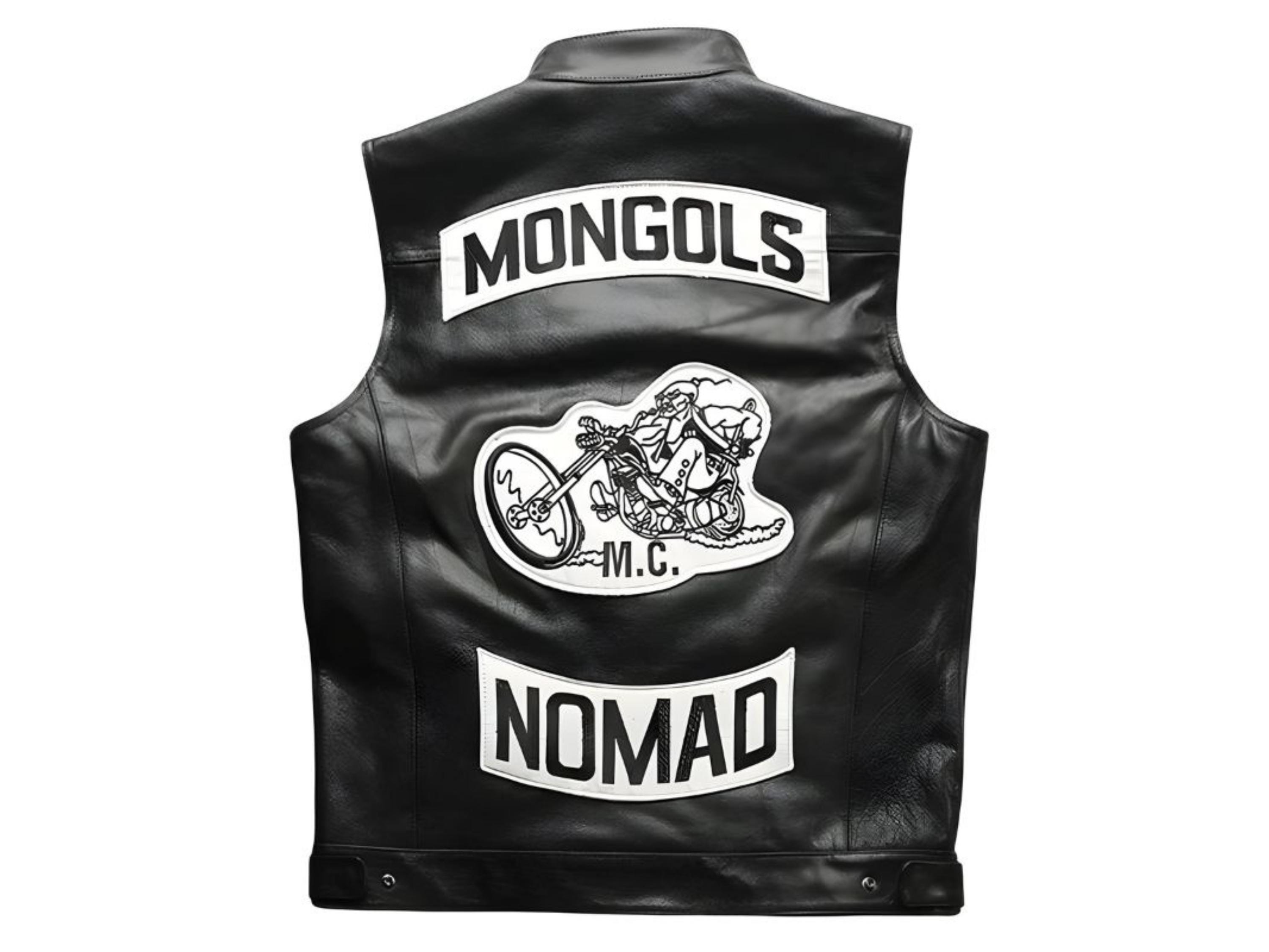 Mongols Nomad MC Leather Vest – Outlaw Biker Club Style With