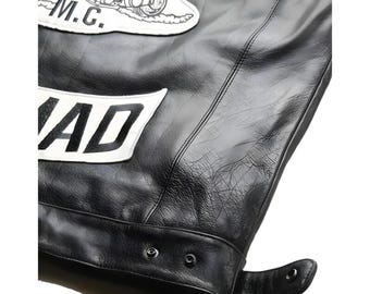 Deus Ex Machina Nomad Vest Mongols Nomad MC Leather Vest – Outlaw