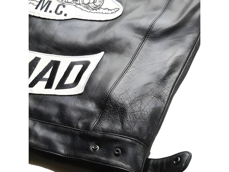 Mongols Nomad MC Leather Vest – Outlaw Biker Club Style With Back ...