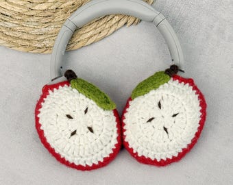 Sony Xm4 Headphone Covers | Fruit Design | Crochet Headphone Covers | Sony Xm5 Beats Bose SkullCandy Headphone Cover | Cute Headphone Cover