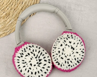 Sony Xm4 Headphone Covers | Fruit Design | Crochet Headphone Covers | Sony Xm5 Beats Bose SkullCandy Headphone Cover | Cute Headphone Cover