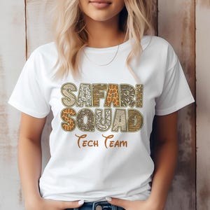 Custom Safari Squad Shirt, Safari Trip Shirt, Safari Guide Tee, Family Vacation Apparel, Birthday Safari Tee, African Safari Gift, Zoo Shirt