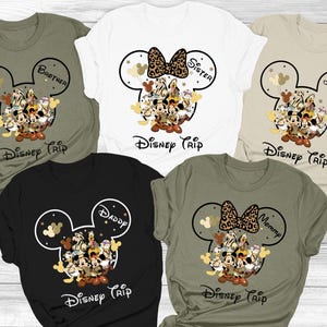 Custom Safari Animal Kingdom Shirt, Animal Kingdom Family Vacation Matching Tee, Personalized Disney Safari 2025 Shirts, Safari Birthday Tee