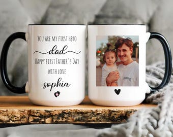 Personalized First Father's Day Mug, New Dad Gift