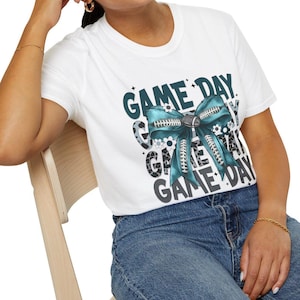 Philadelphia Eagles Inspired &quot;Game Day&quot; T-Shirt, Football Tee, Sportswear, Team Spirit Shirt, Gift for Fans, Philadelphia Eagles T-Shirt