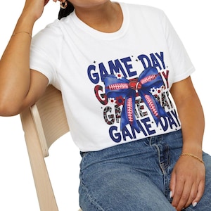 New York Giants Inspired &quot;Game Day&quot; T-Shirt, Football Tee, Sportswear, Team Spirit Shirt, Gift for Fans, New York Giants T-Shirt