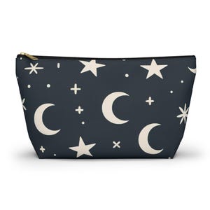 Celestial Accessory Pouch - Cosmic Storage for Essentials, Makeup, Travel, Gifts, Astrology Lovers, Star-Themed Organizer