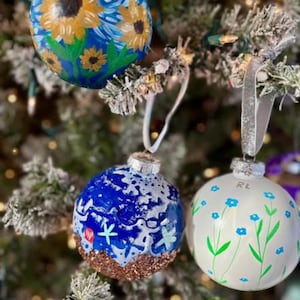 Custom Hand Painted Christmas Ornaments