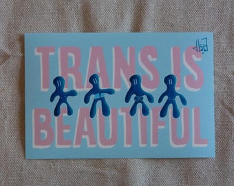 Trans Is Beautiful Small Print