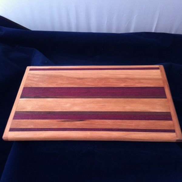 Oak Purpleheart Walnut Cutting Board