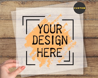 Custom Design DTF Transfer, Make Your Own Ready To Press, Custom Dtf Print, Personalized Dtf, Your Design Here Heat Press, Custom Transfer