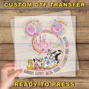 Long Live All The Magic We Made DTF Transfer, Disney Family Vacation Dtf, Magic Kingdom Dtf, Disneyland Trip Ready to Press, Tinkerbell Dtf