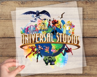 Disney Universal Studios DTF Transfer, Disney Trip Ready To Press, Disneyworld DTF, Disney Family Vacation Dtf, Universal Studios Heat Press