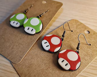 Super Mushroom Earrings