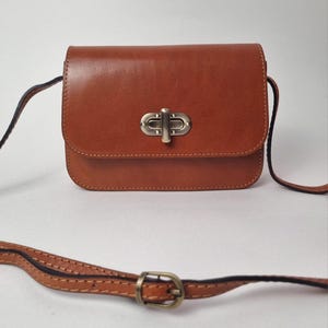 Tan Real Leather Bag Tan Leather Crossbody bag Shoulder Bag Handmade Minimalist Purse Light Brown Everyday Leather Handbag Gifts for her