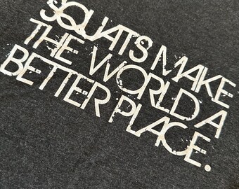 Squats Make the World Better Tri-Blend Workout T-Shirt