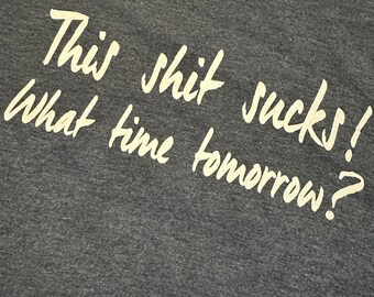 This Shit Sucks Tri-Blend Workout T-Shirt, Men's Fitness Apparel