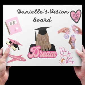 Vision Board Custom Design, Motivational Poster, Room Decor, Personalized Wall Art, Office Decor, Goal Setting, Personal Inspiration Art