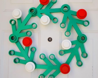 3D Printed LEGO Inspired Wreath