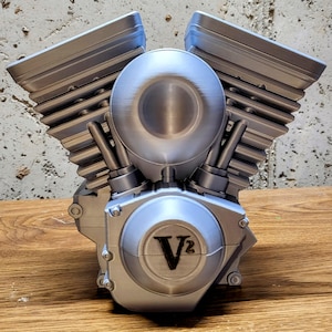3D Printed V-Twin Pen Holder