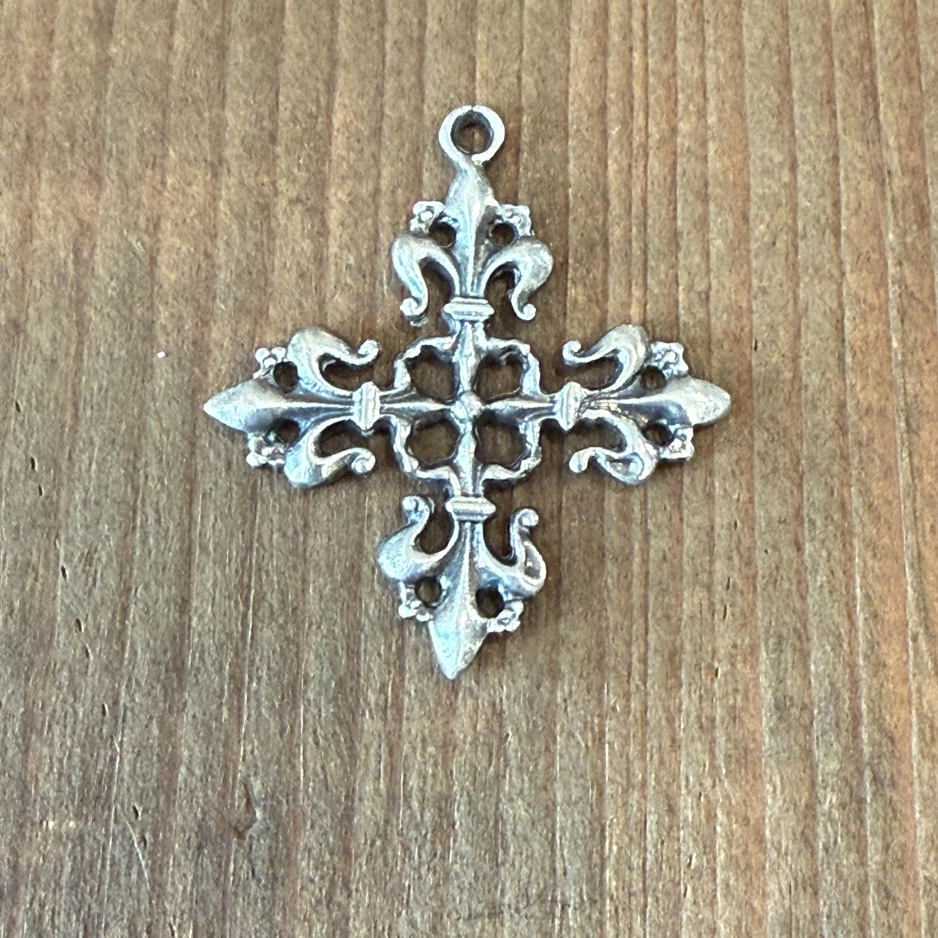Chrome Hearts Fleur Pendant - Etsy