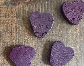 Antique French Wood Rosary Center