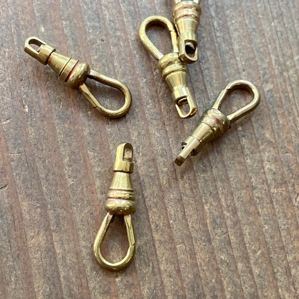 Vintage Solid Brass Swivels