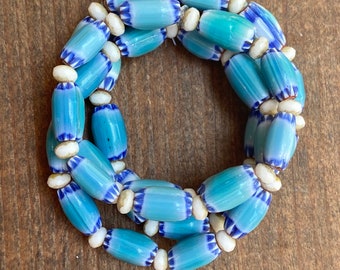 Glass Trade Bead Anthology, Chevron Glass From India with Czech Glass