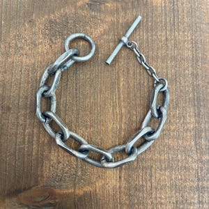 The Boyfriend Bracelet ~ Aged Sterling Silver Finish