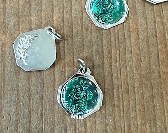 Vintage Enamel St. Christopher Medal from France by the piece